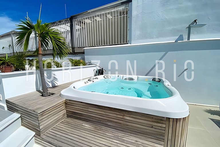 Cobertura de lujo Ipanema con jacuzzi y 2 suites en alquiler