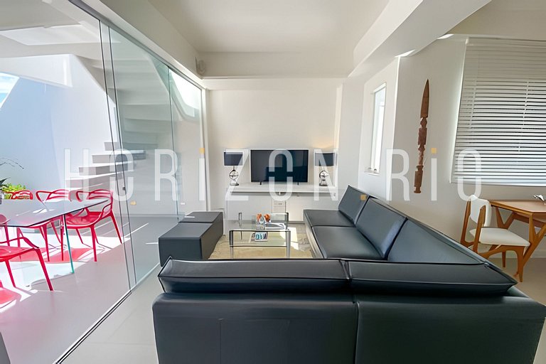 Luxueux penthouse avec 2 suites et jacuzzi à Ipanema