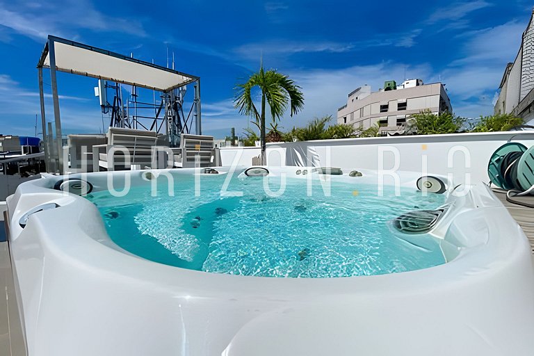 Cobertura de lujo Ipanema con jacuzzi y 2 suites en alquiler