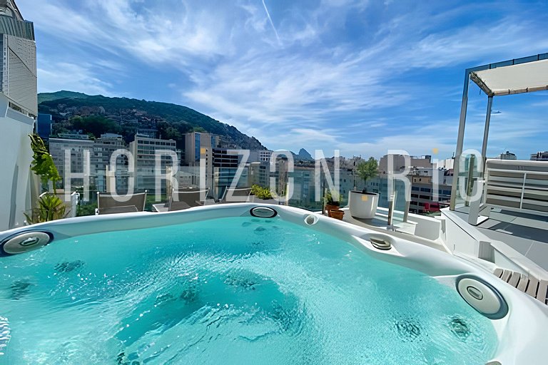Cobertura de lujo Ipanema con jacuzzi y 2 suites en alquiler