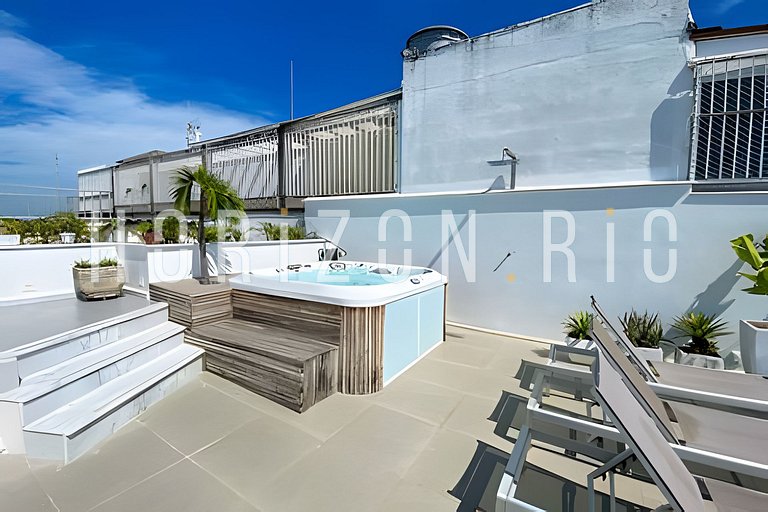 Cobertura de lujo Ipanema con jacuzzi y 2 suites en alquiler
