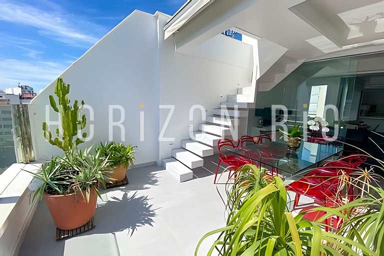 Cobertura de lujo Ipanema con jacuzzi y 2 suites en alquiler