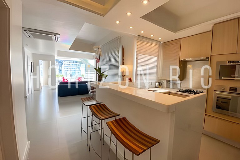 Cobertura de lujo Ipanema con jacuzzi y 2 suites en alquiler