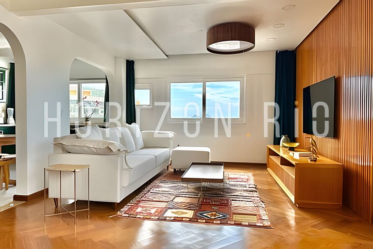 HR.171- Loft contemporâneo de 85m2 com 2 suítes e vista pano