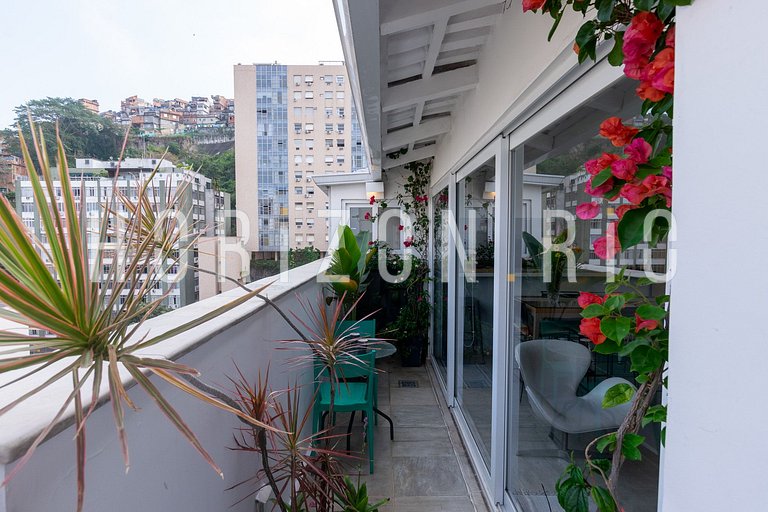 Penthouse Duplex de Luxe à Ipanema avec Terrasse et Vue Mer