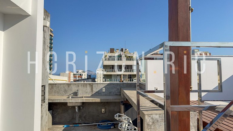Duplex penthouse with 3 suites in Ipanema
