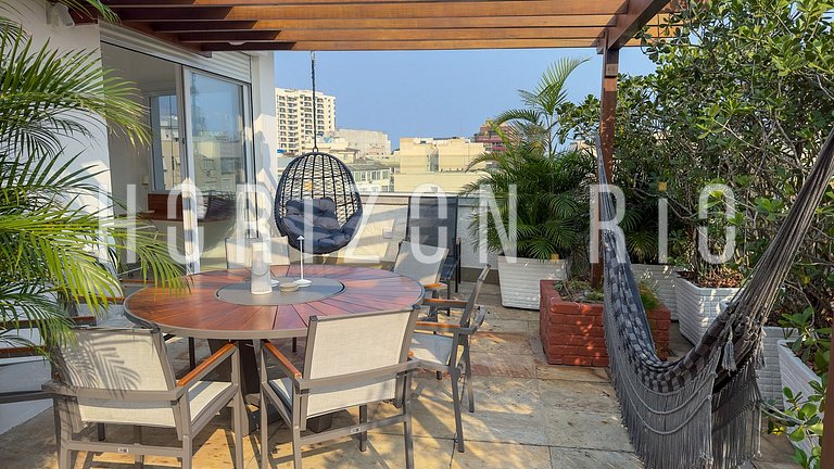 Penthouse de luxe à louer a Copacabana, 5 chambres, piscine