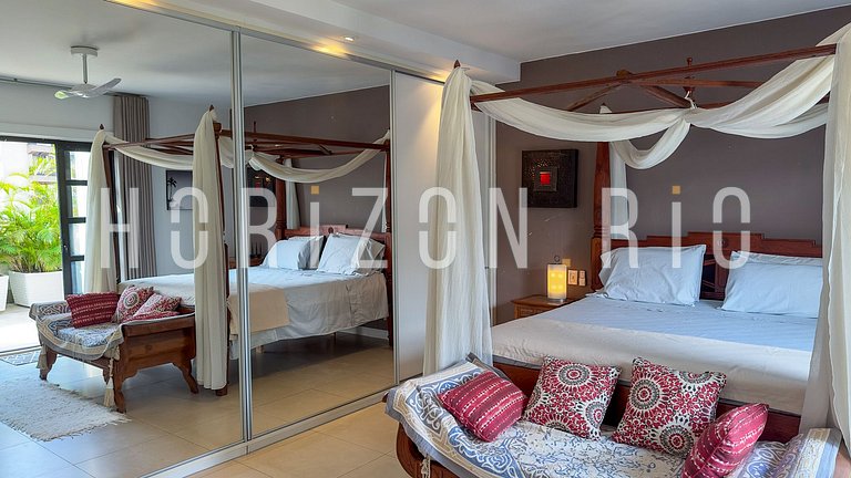 Penthouse de luxe à louer a Copacabana, 5 chambres, piscine