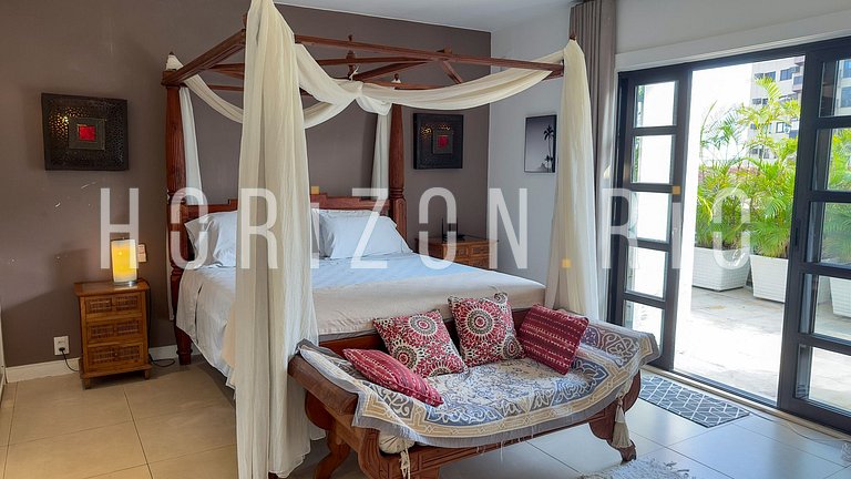 Penthouse de luxe à louer a Copacabana, 5 chambres, piscine