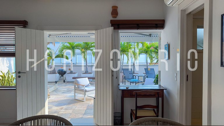 Penthouse de luxe à louer a Copacabana, 5 chambres, piscine