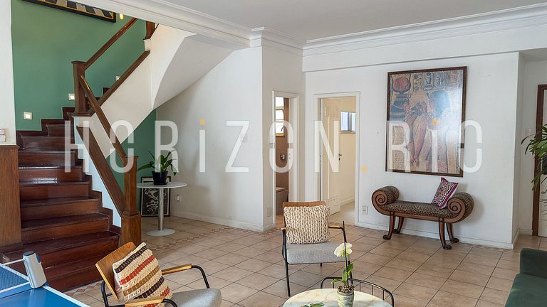 Penthouse de luxe à louer a Copacabana, 5 chambres, piscine