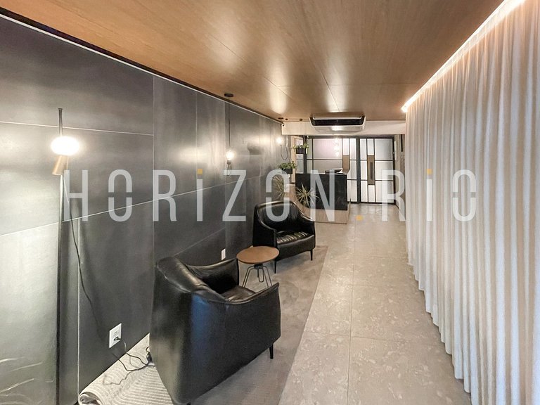 Loft contemporain à louer à Ipanema avec terrasse