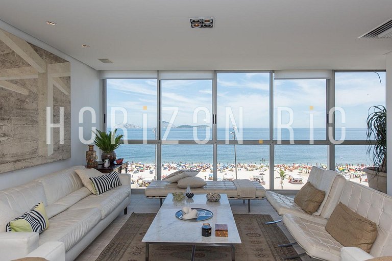 Apartamento frente mar no posto 9 de Ipanema