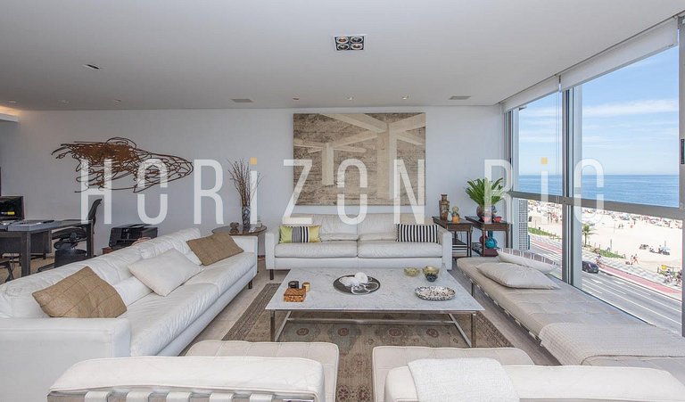 Apartamento frente mar no posto 9 de Ipanema