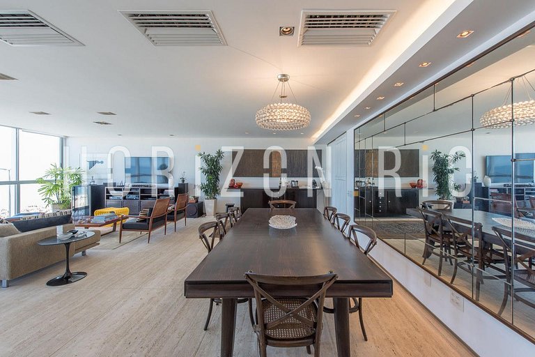 Apartamento frente mar no posto 9 de Ipanema