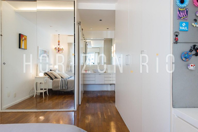 Apartamento à beira-mar em Ipanema: 3 quartos, vista mar