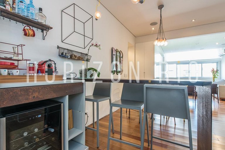 2 Suites moderno e reformado em Ipanema