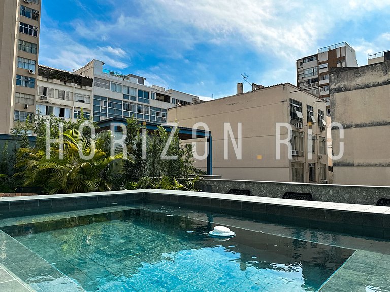 Alquila Loft Contemporáneo en Ipanema con Piscina y Terraza