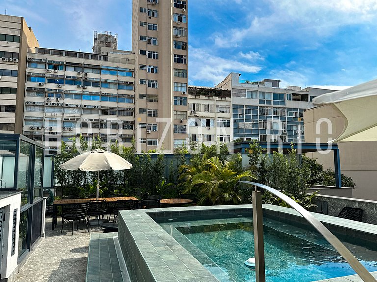 Alquila Loft Contemporáneo en Ipanema con Piscina y Terraza