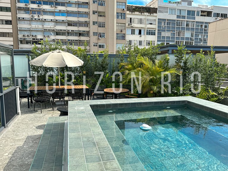 Alquila Loft Contemporáneo en Ipanema con Piscina y Terraza