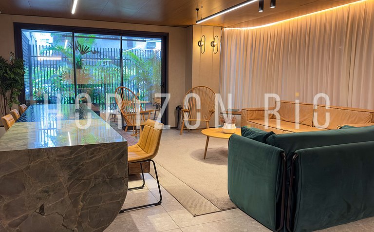 Contemporary Loft for Rent in Ipanema with Pool & Terrace