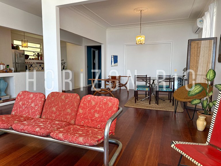 Apartamento 2 Quartos c/ Rooftop e Vista – Copacabana