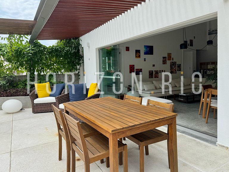 Penthouse de 2 chambres avec terrasse et barbecue