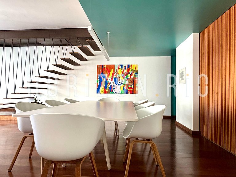 Duplex for up to 10 people, terrace and barbecue