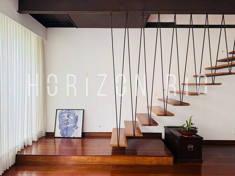 Dúplex para hasta 10 personas, terraza y barbacoa