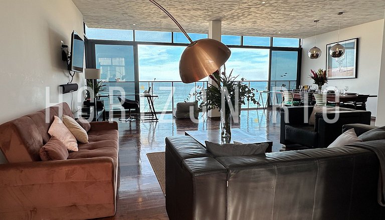 Apartamento 3 Quartos Frente Mar na Av. Atlântica - Aluguel