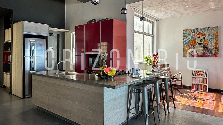 Apartamento 3 Quartos Frente Mar na Av. Atlântica - Aluguel