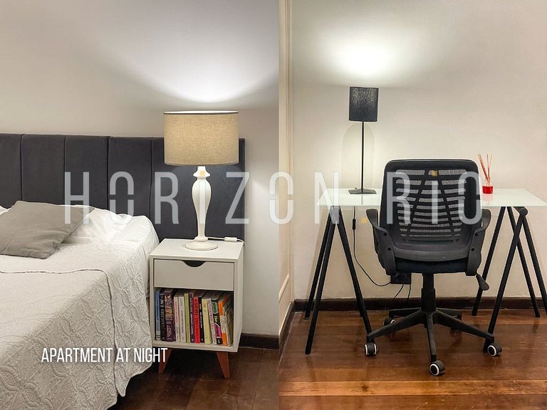 Apartamento 3 Quartos Frente Mar na Av. Atlântica - Aluguel