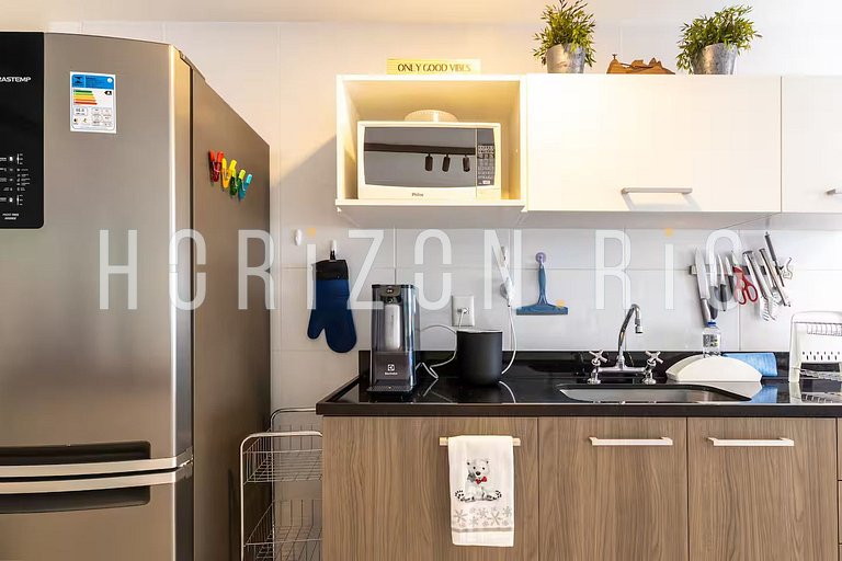 Luxuoso apartamento de 2 quartos no Wave Ipanema