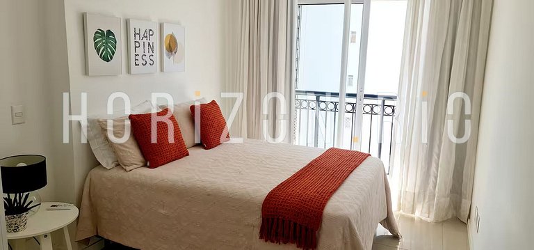 Luxuoso apartamento de 2 quartos no Wave Ipanema