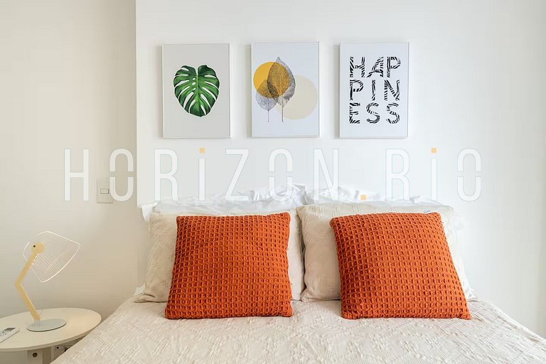 Luxuoso apartamento de 2 quartos no Wave Ipanema