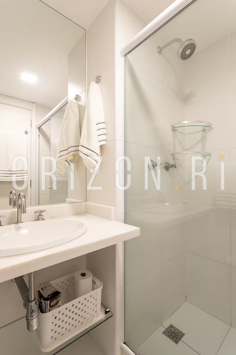 Luxuoso apartamento de 2 quartos no Wave Ipanema