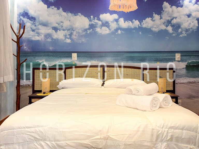 Encantador penthouse decoración mediterránea en Ipanema RJ