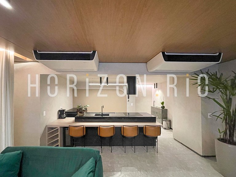 Loft Contemporâneo com Spa Privado no Coração de Ipanema