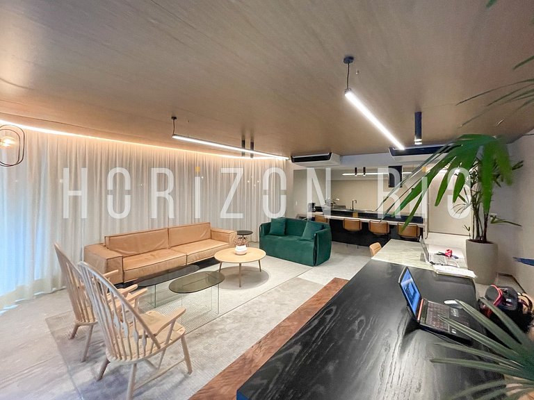 Loft Contemporâneo com Spa Privado no Coração de Ipanema