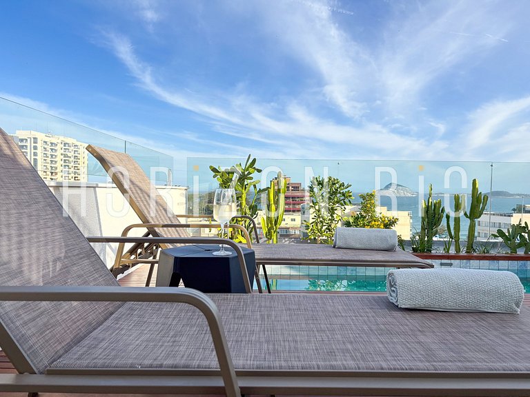 Penthouse de 3 chambres pour location moyen terme