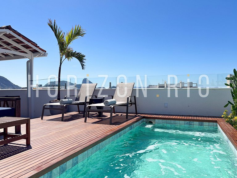 Penthouse de 3 chambres pour location moyen terme