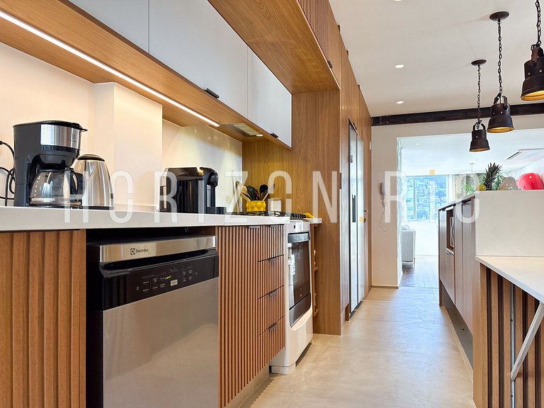 Penthouse de 3 chambres pour location moyen terme
