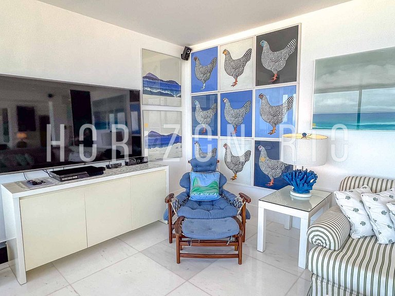 Apartamento de 3 Quartos para Alugar no Arpoador