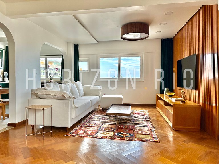 Loft Contemporâneo com 2 Suítes e Vista Panorâmica - Ipanema