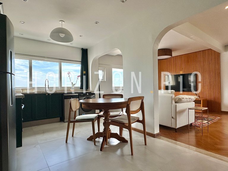 Loft Contemporâneo com 2 Suítes e Vista Panorâmica - Ipanema