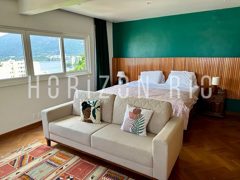 Loft Contemporâneo com 2 Suítes e Vista Panorâmica - Ipanema