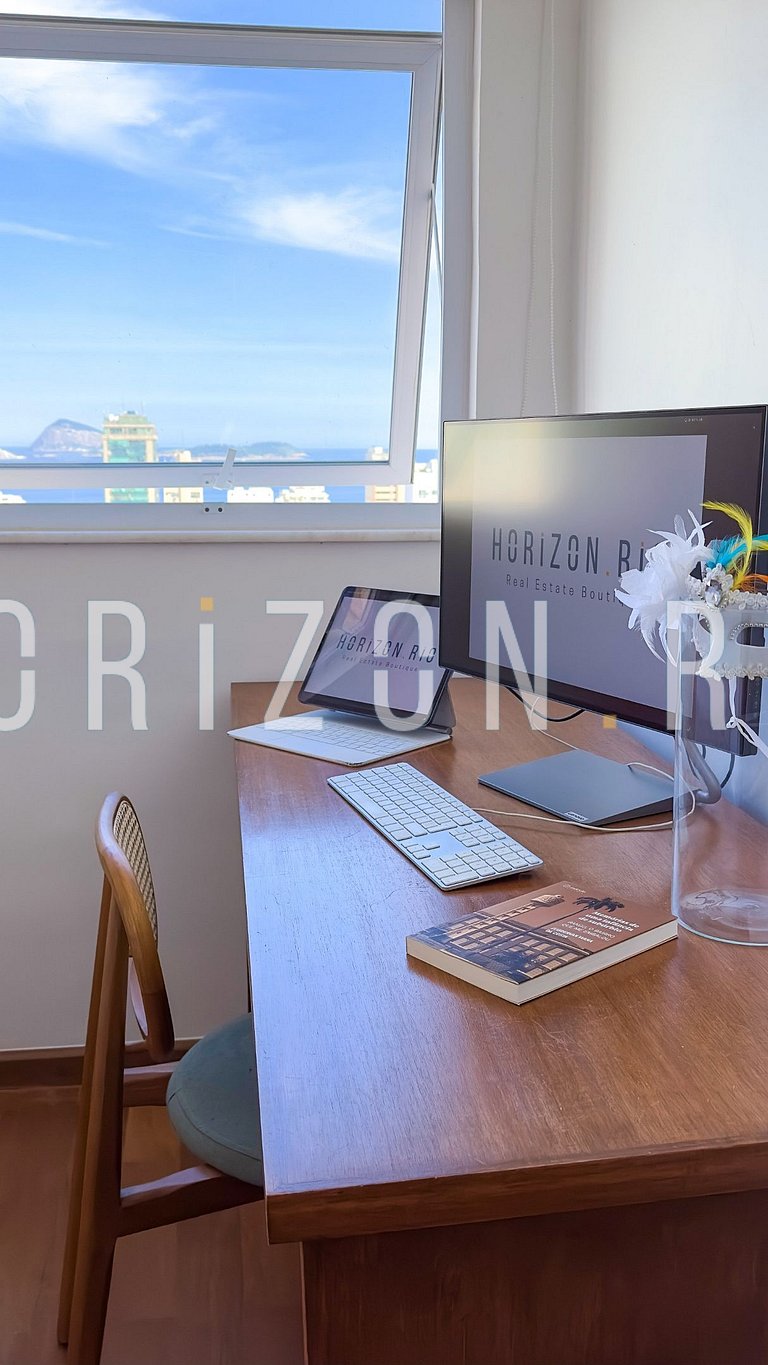 Loft Contemporâneo com 2 Suítes e Vista Panorâmica - Ipanema