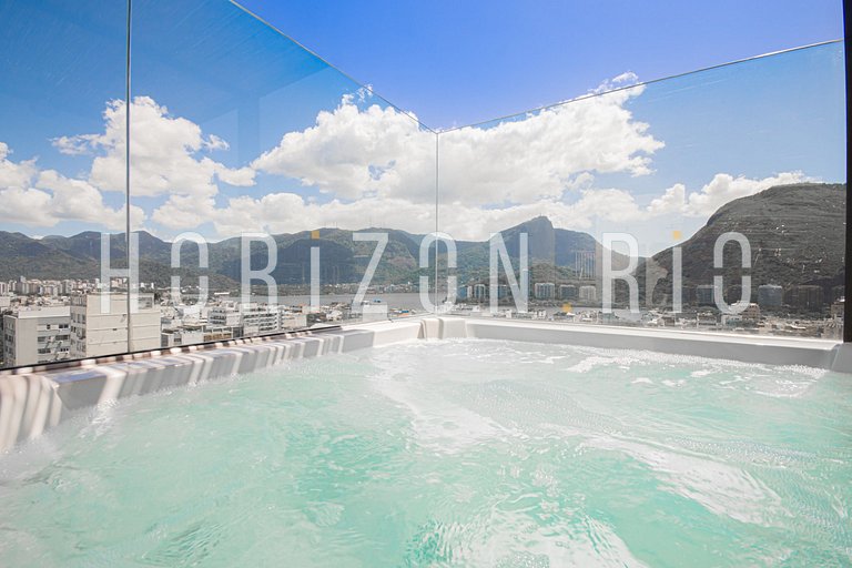 Penthouse à louer à Ipanema: 2 chambres, terrasse, jacuzzi