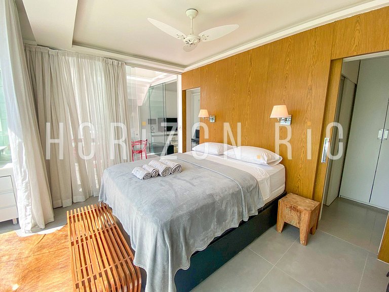 Cobertura de Luxo com Jacuzzi para Alugar em Ipanema Posto 8