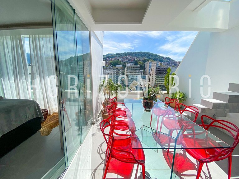 Cobertura de Luxo com Jacuzzi para Alugar em Ipanema Posto 8